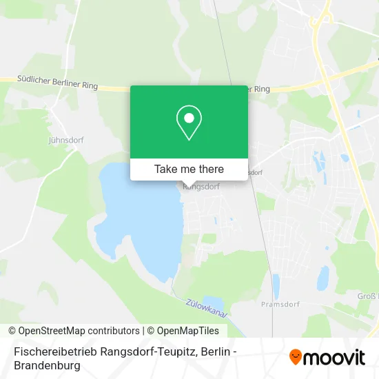 Карта Fischereibetrieb Rangsdorf-Teupitz