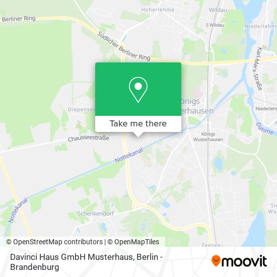 Карта Davinci Haus GmbH Musterhaus