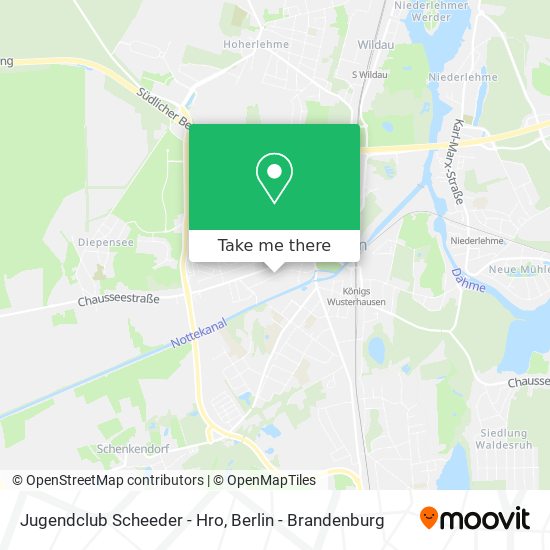 Jugendclub Scheeder - Hro map