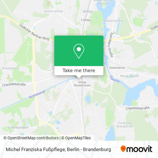 Карта Michel Franziska Fußpflege