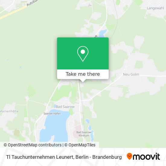 Tl Tauchunternehmen Leunert map