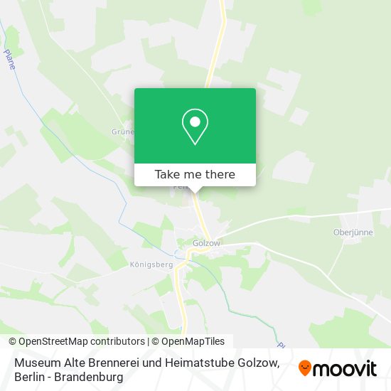 Карта Museum Alte Brennerei und Heimatstube Golzow