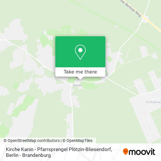 Kirche Kanin - Pfarrsprengel Plötzin-Bliesendorf map
