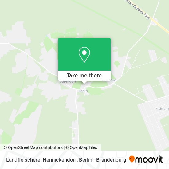 Landfleischerei Hennickendorf map