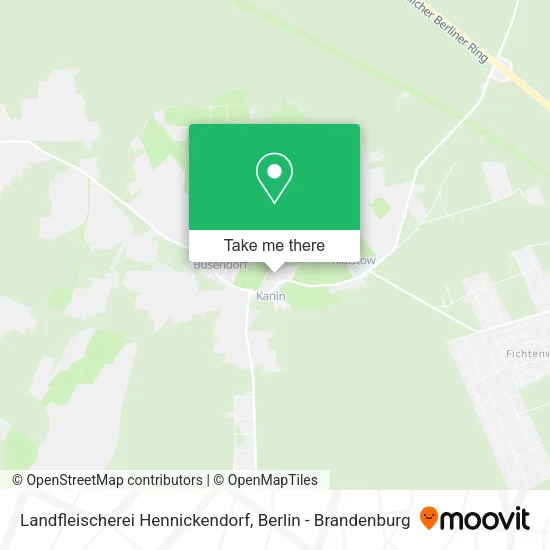Карта Landfleischerei Hennickendorf