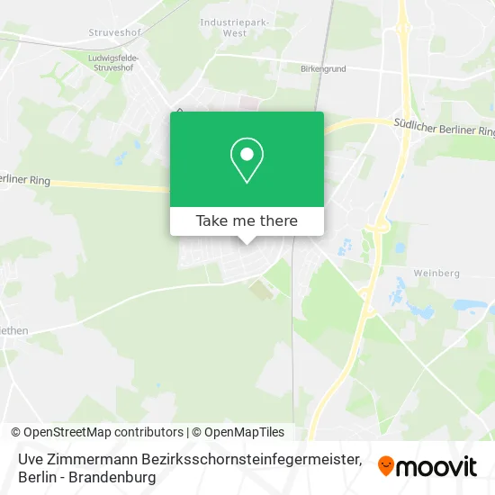 Карта Uve Zimmermann Bezirksschornsteinfegermeister