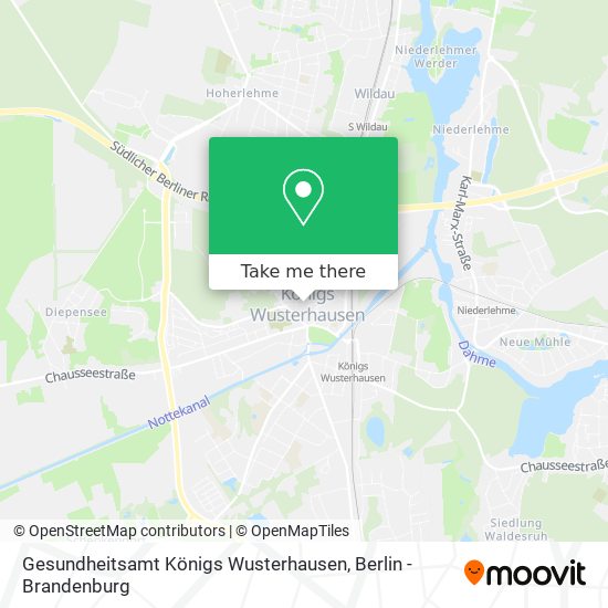 Gesundheitsamt Königs Wusterhausen map