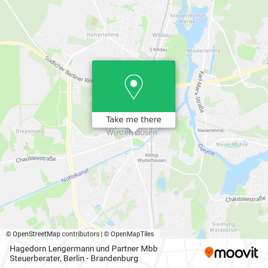 Hagedorn Lengermann und Partner Mbb Steuerberater map