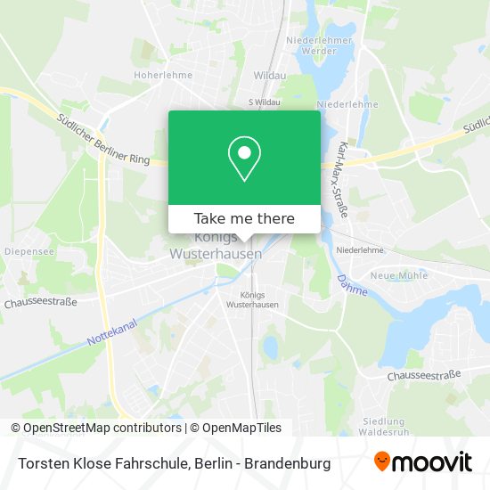 Карта Torsten Klose Fahrschule