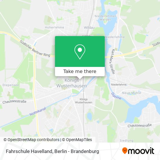 Карта Fahrschule Havelland
