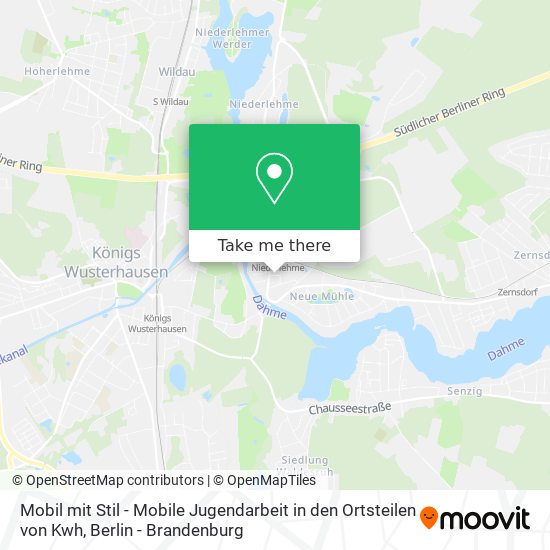 Mobil mit Stil - Mobile Jugendarbeit in den Ortsteilen von Kwh map