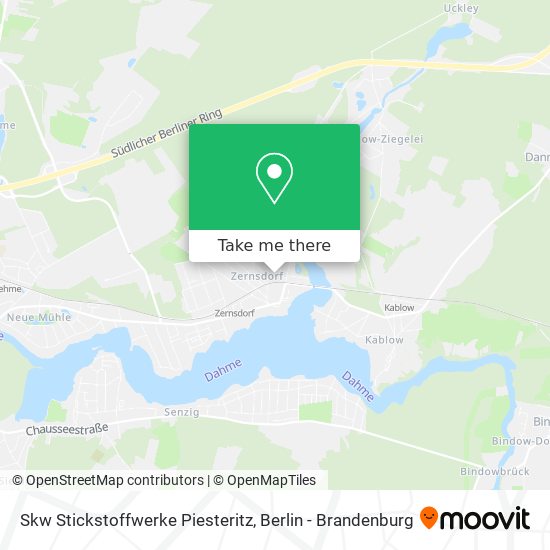 Карта Skw Stickstoffwerke Piesteritz