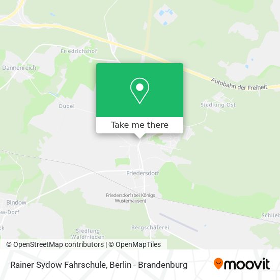 Rainer Sydow Fahrschule map