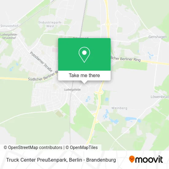 Карта Truck Center Preußenpark