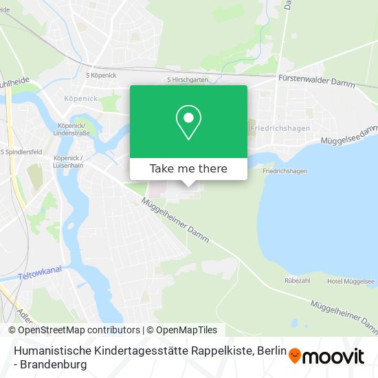 Humanistische Kindertagesstätte Rappelkiste map