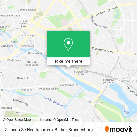 Карта Zalando Se Headquarters