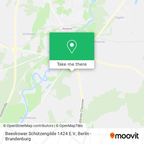 Beeskower Schützengilde 1424 E.V. map
