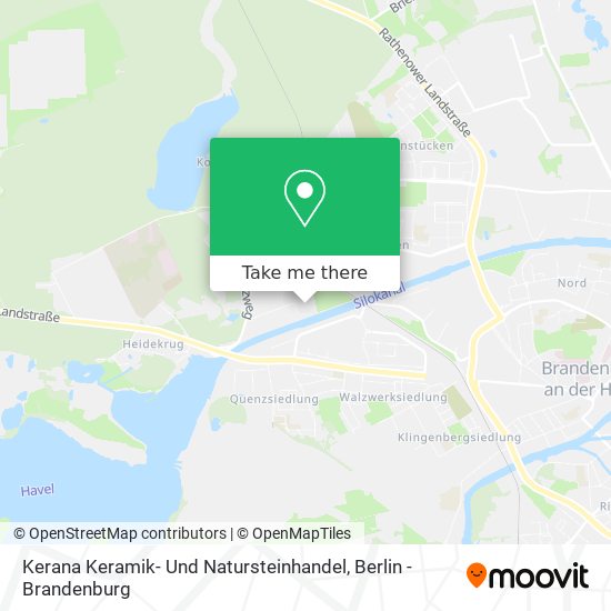 Kerana Keramik- Und Natursteinhandel map