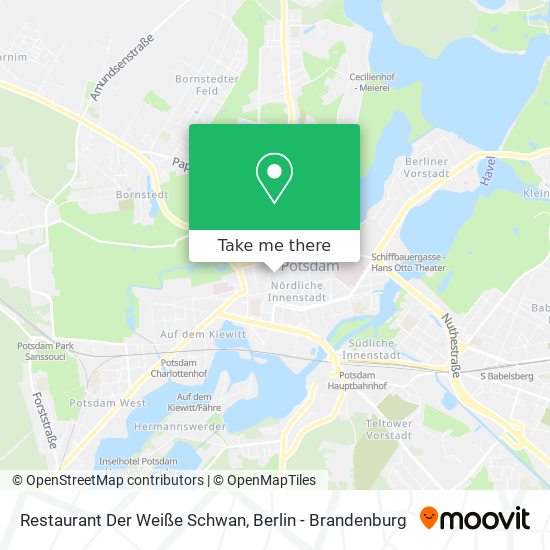 Restaurant Der Weiße Schwan map