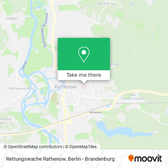 Карта Rettungswache Rathenow