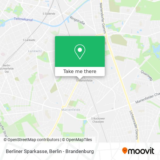Berliner Sparkasse map