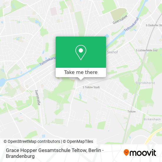 Grace Hopper Gesamtschule Teltow map