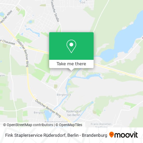 Карта Fink Staplerservice Rüdersdorf