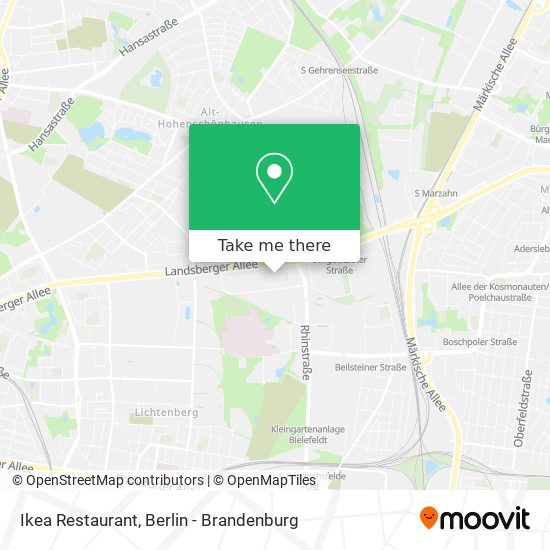 Ikea Restaurant map