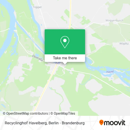 Карта Recyclinghof Havelberg