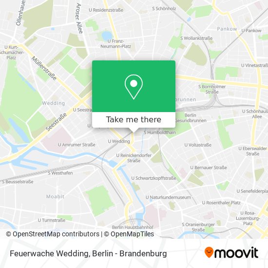 Feuerwache Wedding map