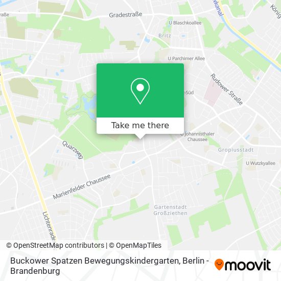 Buckower Spatzen Bewegungskindergarten map