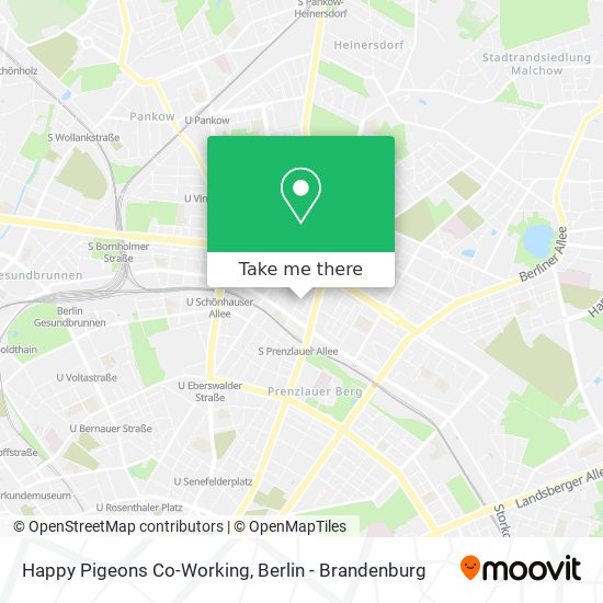 Happy Pigeons Co-Working map