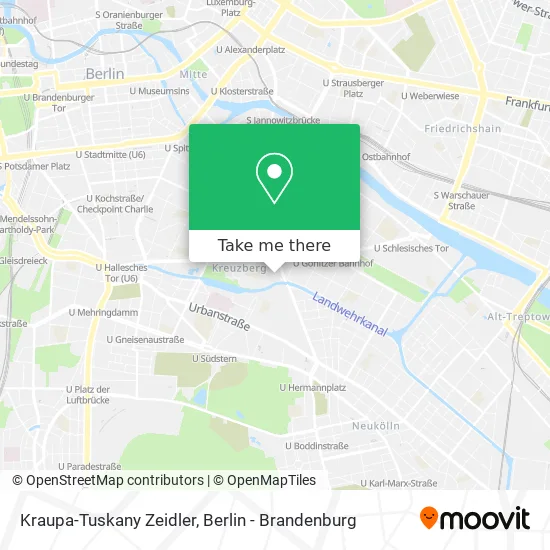 Kraupa-Tuskany Zeidler map