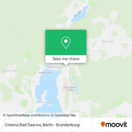 Карта Cinema Bad Saarow