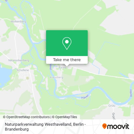 Naturparkverwaltung Westhavelland map