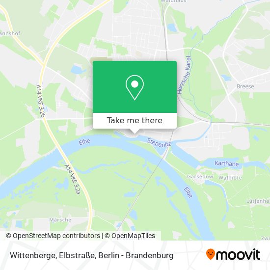 Wittenberge, Elbstraße map