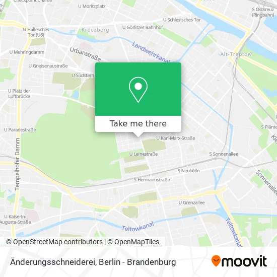 Карта Änderungsschneiderei