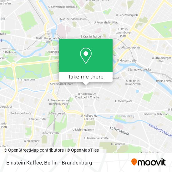 Einstein Kaffee map