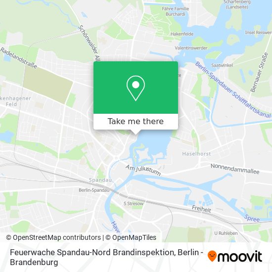 Карта Feuerwache Spandau-Nord Brandinspektion