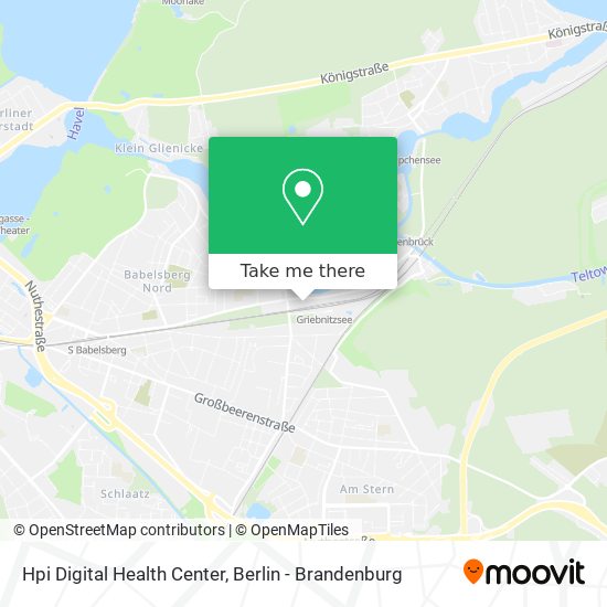 Hpi Digital Health Center map