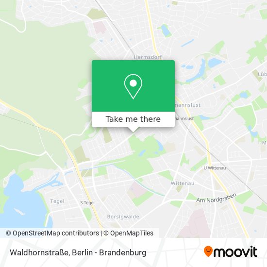 Waldhornstraße map