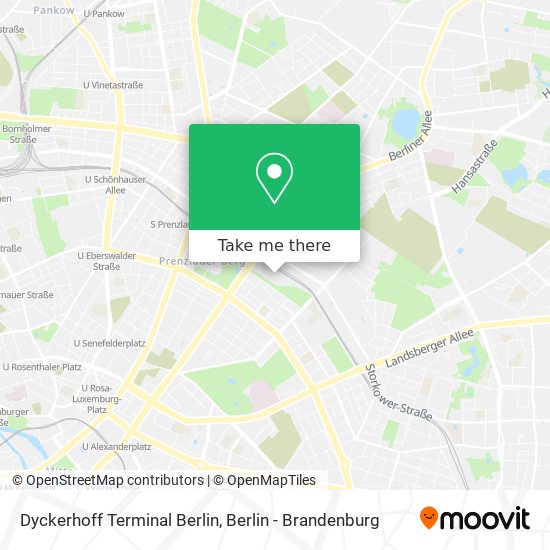 Dyckerhoff Terminal Berlin map