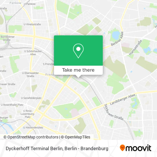 Карта Dyckerhoff Terminal Berlin