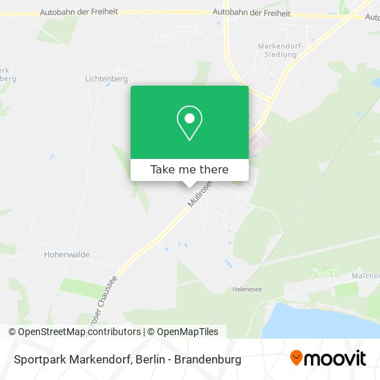 Sportpark Markendorf map