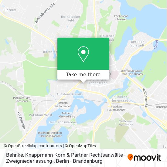 Behnke, Knappmann-Korn & Partner Rechtsanwälte -Zweigniederlassung- map