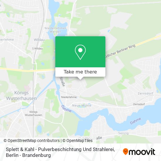 Splett & Kahl - Pulverbeschichtung Und Strahlerei map