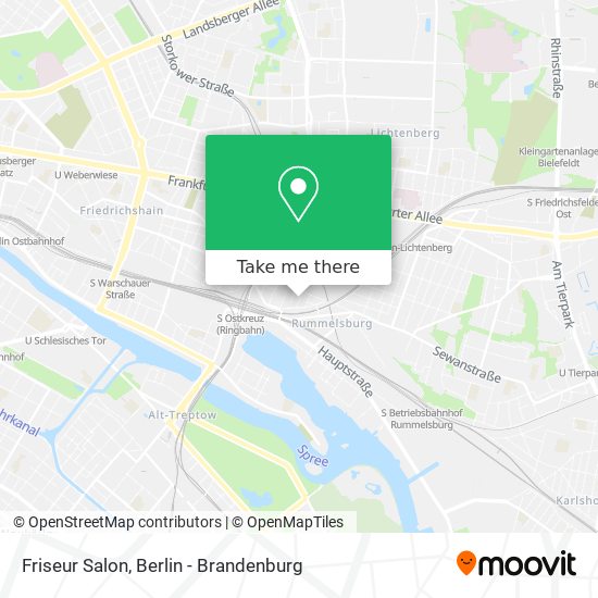 Friseur Salon map