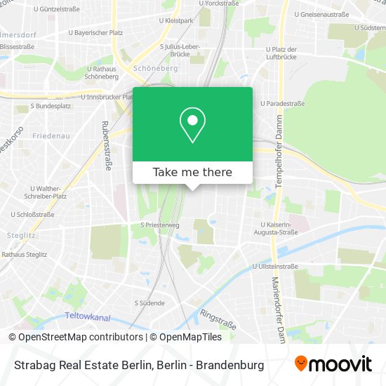 Strabag Real Estate Berlin map