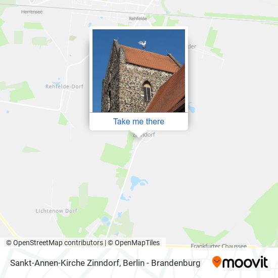 Карта Sankt-Annen-Kirche Zinndorf