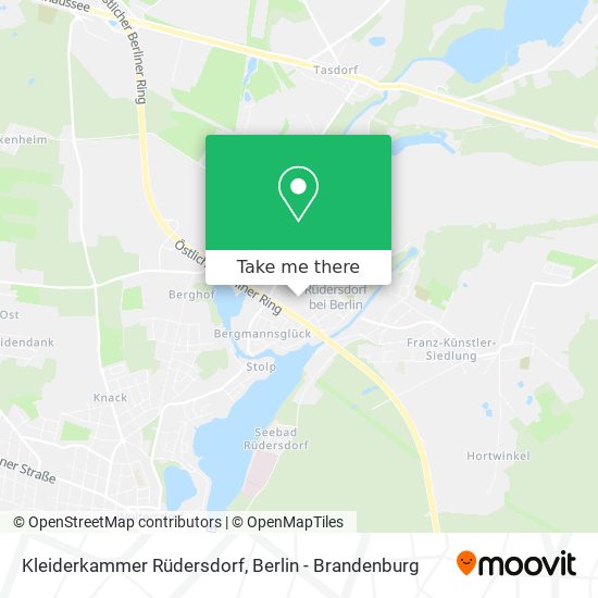 Kleiderkammer Rüdersdorf map